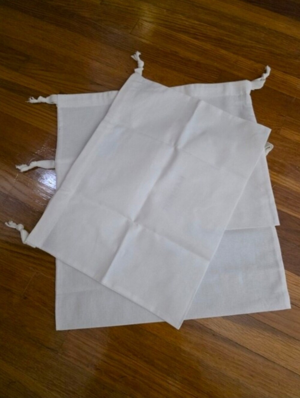 3 Hammitt White Drawstring Dust Bags - Picture 3 of 3